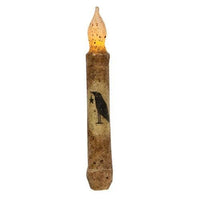 Burnt Mustard Crow Timer Taper - The Fox Decor