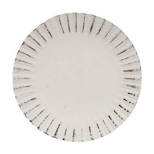 Shabby Chic Fluted Candle Pan 7 - The Fox Decor