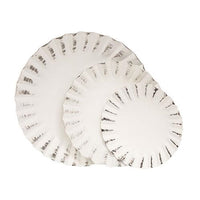 Shabby Chic Fluted Candle Pan 5.5