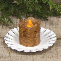 Shabby Chic Fluted Candle Pan 35 - The Fox Decor