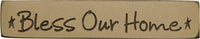 Bless Our Home Engraved Block 9 - The Fox Decor