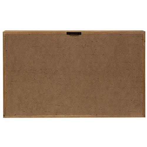 Farm Fresh Eggs & Carrots Shadowbox Sign - The Fox Decor