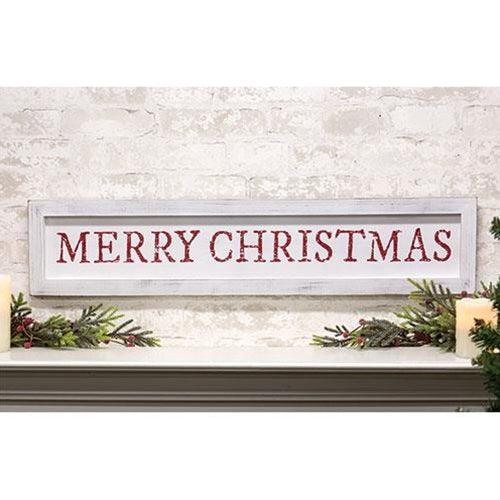 Merry Christmas Farmhouse Sign - The Fox Decor