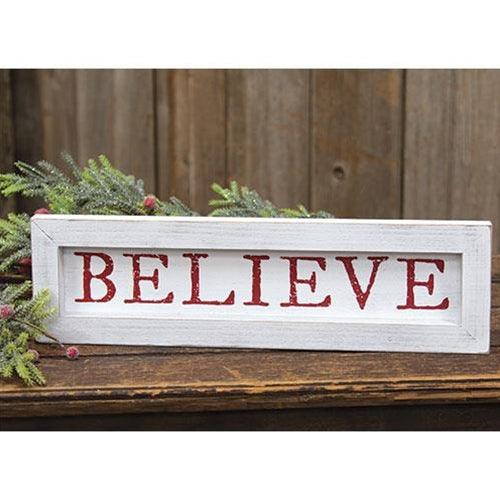 Believe Farmhouse Sign - The Fox Decor