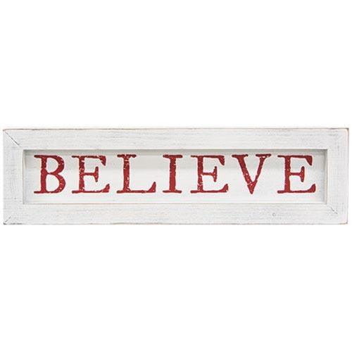 Believe Farmhouse Sign - The Fox Decor