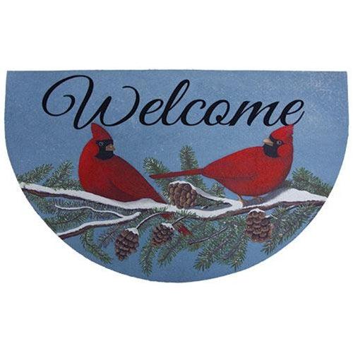 Cardinals Welcome Mat - The Fox Decor