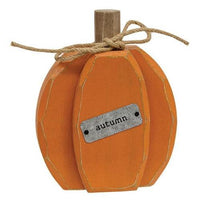 Orange Autumn Pumpkin Chunky Sitter - The Fox Decor