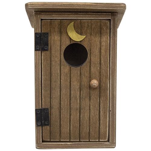 Outhouse Wooden Sitter Brown - The Fox Decor