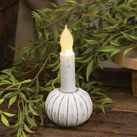 Shabby Chic Round Taper Holder - The Fox Decor