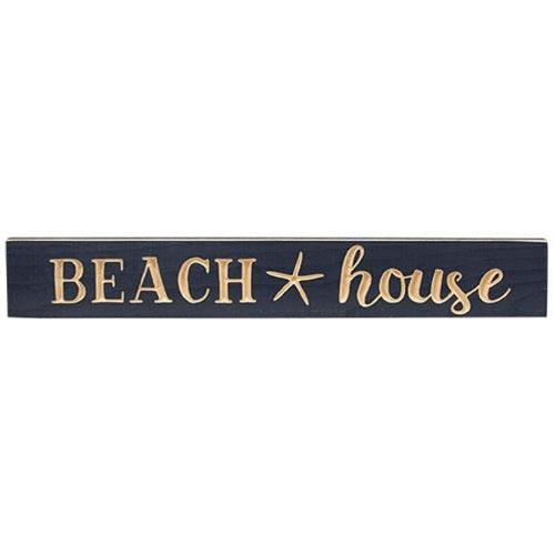 Beach House Engraved Sign 24 - The Fox Decor