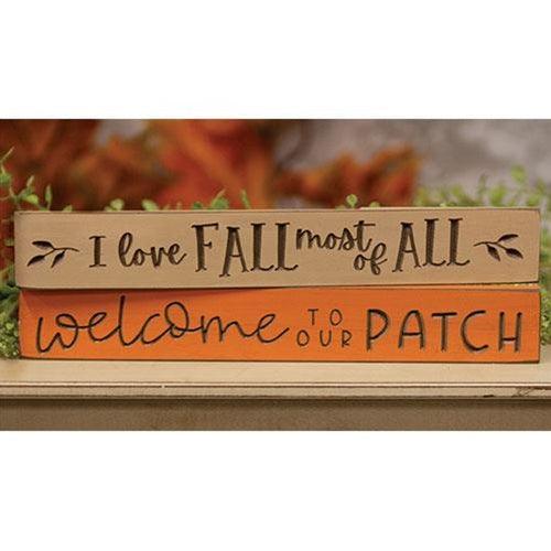 Welcome to Our Patch Engraved Sign 24 x 35 - The Fox Decor