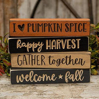 Gather Together Engraved Block 9 - The Fox Decor