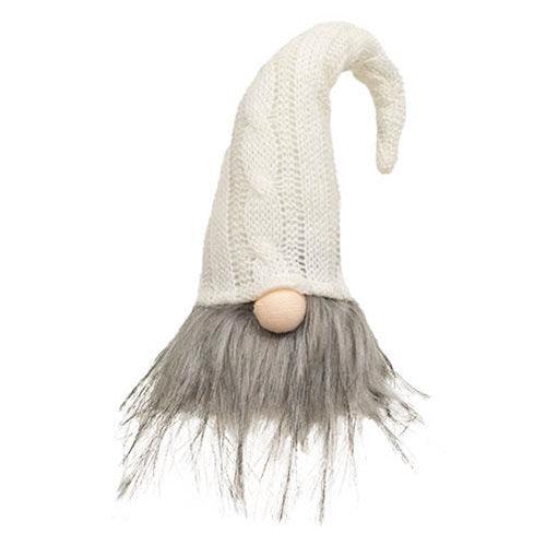 Medium Plush Santa Gnome w Cream Hat - The Fox Decor