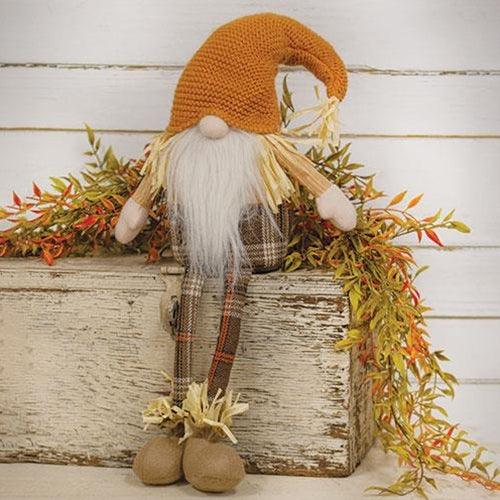 Dangle Leg Plush Harvest Gnome - The Fox Decor