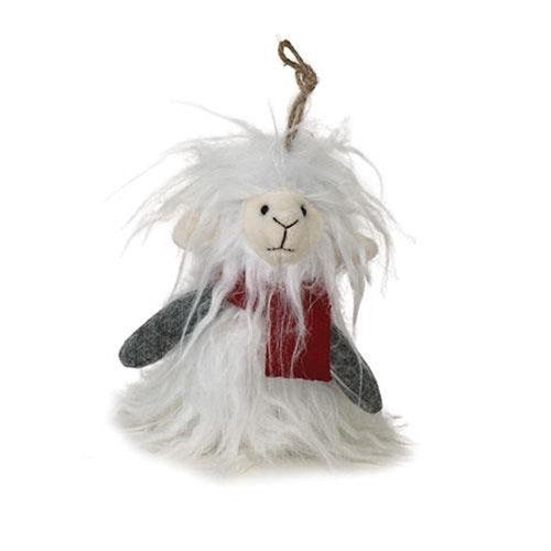 Plush Furry Llama Ornament - The Fox Decor
