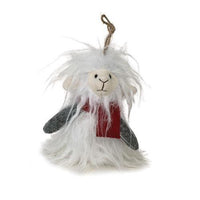 Plush Furry Llama Ornament - The Fox Decor