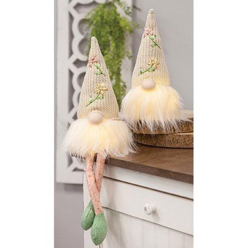 Light Up Dangle Leg Spring Gnome - The Fox Decor