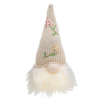 Light Up Sitting Spring Gnome - The Fox Decor