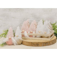 Mr or Mrs Fuzzy Hat Spring Gnome Ornament 2 Asstd - The Fox Decor