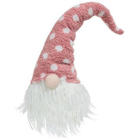 Fuzzy Polka Dot Gnome 2 Asstd - The Fox Decor