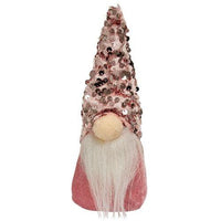 Pink Sequin Gnome Small - The Fox Decor