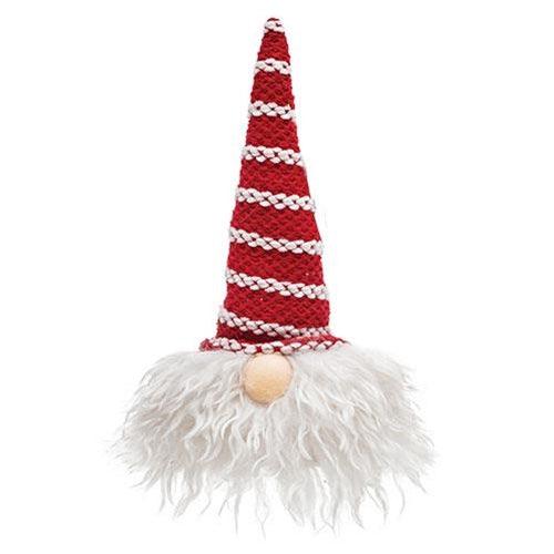 Sm Santa Gnome w LED Light Nose - The Fox Decor