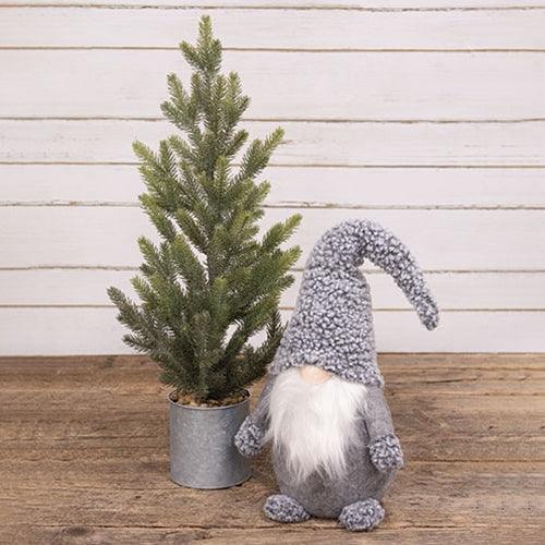 Large Gray Hat Santa Gnome - The Fox Decor