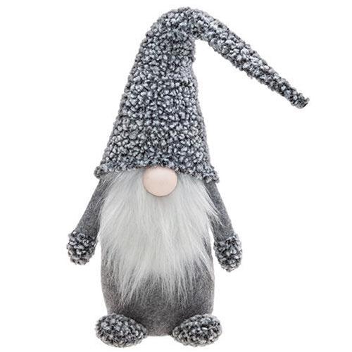 Large Gray Hat Santa Gnome - The Fox Decor