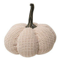 Cream Knit Pumpkin Medium - The Fox Decor