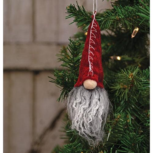 Red Sparkle Seam Gnome Ornament - The Fox Decor