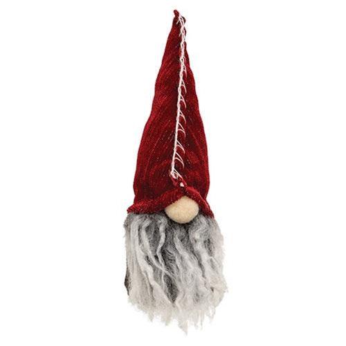 Red Sparkle Seam Gnome Ornament - The Fox Decor