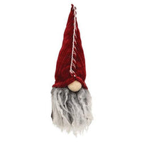 Red Sparkle Seam Gnome Ornament - The Fox Decor
