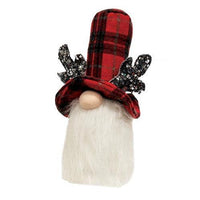 Thumbnail for Top Hat Winter Plaid Sequin Reindeer Gnome - The Fox Decor