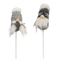 Mr & Mrs Gray & White Beanie Gnome Pick 2 Asstd - The Fox Decor