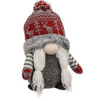 Mr & Mrs Nordic Snowflake Gnome Sitter 2 Asstd - The Fox Decor