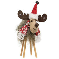 Fuzzy Nordic Sweater Reindeer Sitter - The Fox Decor