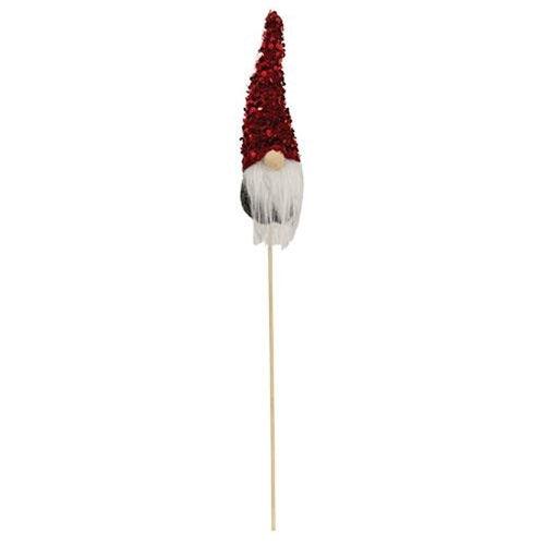 Red Sequin Gnome Pick - The Fox Decor