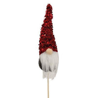 Red Sequin Gnome Pick - The Fox Decor