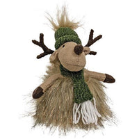 Green Sparkle Mini Reindeer - The Fox Decor