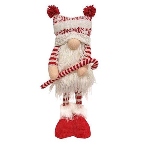 Candy Cane Standing Gnome - The Fox Decor