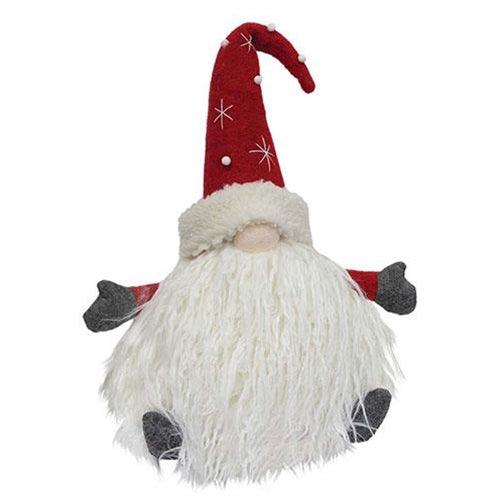 Christmas Star & Polka Dot Sitting Gnome - The Fox Decor