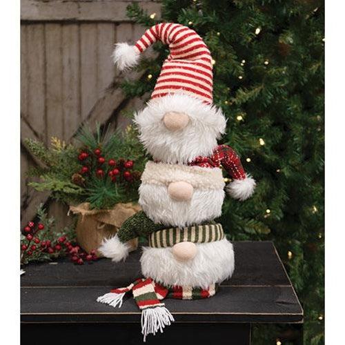 Nordic Christmas Stack of Gnomes - The Fox Decor