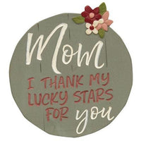 Thank My Lucky Stars Mom Plaque With Easel - The Fox Decor