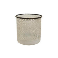 2 Set Snowflake Cutout Metal Buckets - The Fox Decor