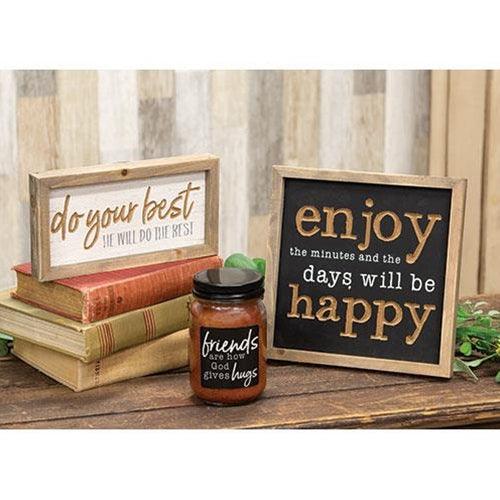 Friends Are How God Gives Hugs Buttered Maple Syrup Pint Jar Candle - The Fox Decor