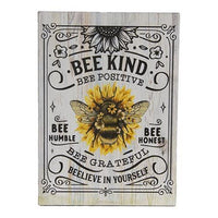 Bee Kind Bee Positive Easel Sign - The Fox Decor