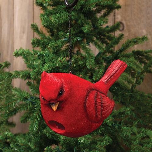 Giant Resin Cardinal Birdhouse - The Fox Decor