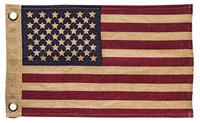 Burlap USA Flag 28 - The Fox Decor