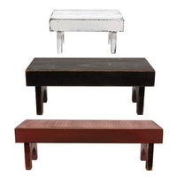 3 Set Distressed Wooden Stackable Risers - The Fox Decor