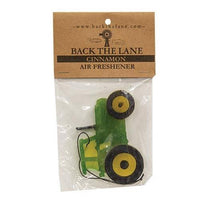Green Tractor Cinnamon Car Air Freshener - The Fox Decor